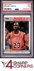 1987 FLEER #59 MICHAEL JORDAN BULLS HOF PSA 7