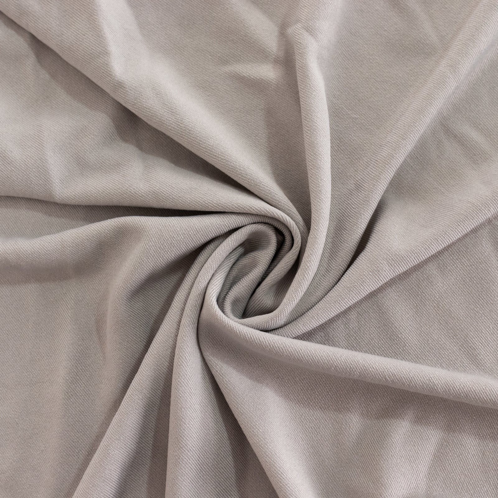 Silver Elegant Spandex Cocktail Table Cover Light Gray Party Home Tablecloth