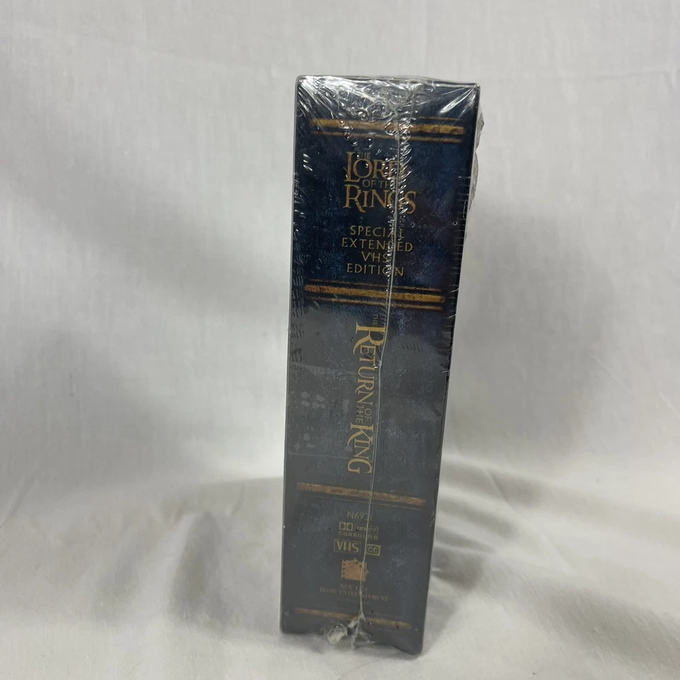 Lord of the Rings Return of the King Special Extended VHS Widescreen New Sealed! - Image 4 of 4