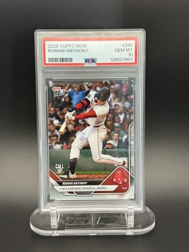 2025 Topps Now - Roman Anthony #285 /5797 (RC) PSA 10