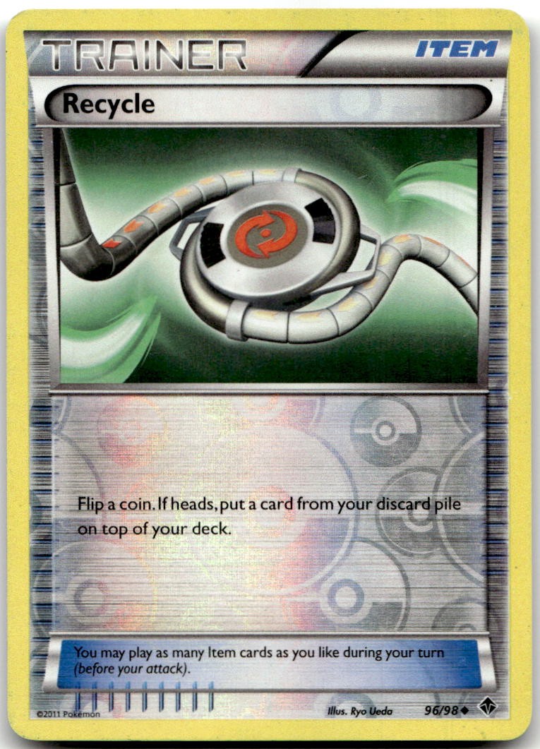 Recycle 96/98 Uncommon Emerging Powers Pokemon Near Mint Reverse Holo