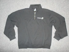 JERZEES VTG 90'S USMC USA MARINE CORP MENS LARGE 1/3 ZIP PULLOVER             