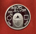 Squid Silver! 1 Gram .999 Solid Silver Squid Games Art Round!