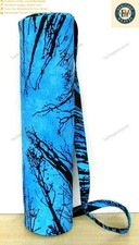 Blue Black Yoga Mat Carrier Bag Mandala Large Bags With Shoulder Strap Yoga Bag