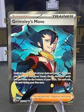 Grimsley’s Move 120/094 Supporter Pokemon TCG Phantasmal Flames Full Art Holo