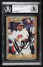 BAS 1995 Revco Cleveland Indians Award Winner Series Manny Ramirez BGS Authentic