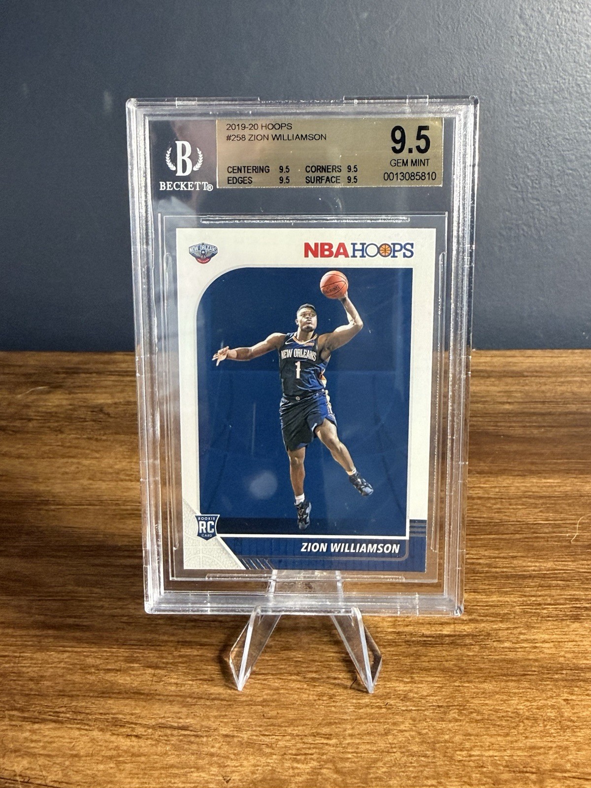 2019-20 Panini NBA Hoops - Zion Williamson #258 (RC)