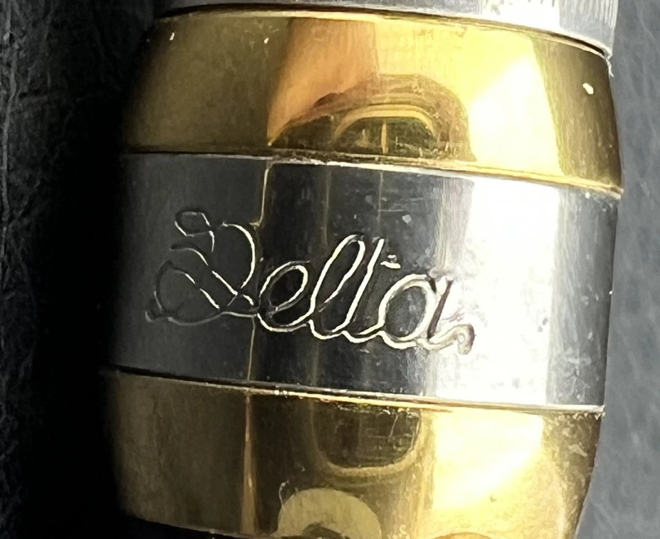 Pluma Estilográfica Delta De Colección, Plumín M, Laca - Plata de Ley .925 Foto 2 de 4