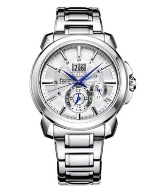 Seiko Premier SNP159J1 Kinetic Auto Relay Perpetual Calendar Steel