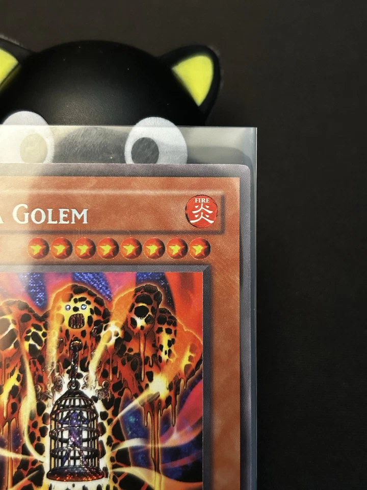 Yugioh! *MISPRINT* Reverse Secret Lava Golem PGD-107 Unlimited NM - Image 3 of 4