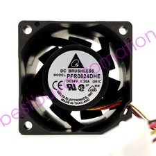 1PC DELTA PFR0624DHE Cooling Fan 6CM 6038 24V 1.20A Gale Volume Inverter