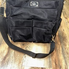 Kate Spade New York Large Black Diaper Bag VG  