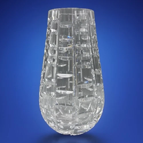 Vintage Waterford Crystal 7" Vase Tralee Pattern Marked Waterford Ireland