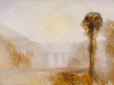 Turner The Ponte Delle Torri Spoleto 1840 45 Romantic Seascape Wall Art Print Po