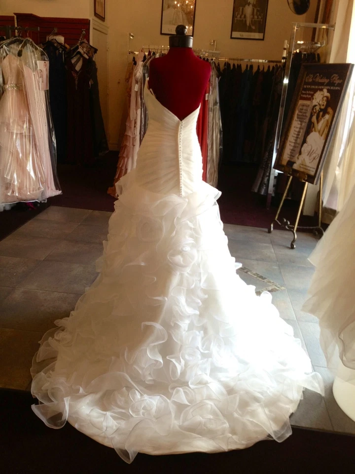 Vestido de novia jazmín marfil talla 10 StyleT483 Foto 4 de 4