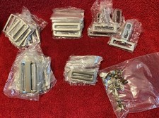 JACK SPADE DESIGNER LOT OF 39 CHROMED FASTENERS HARDWARE