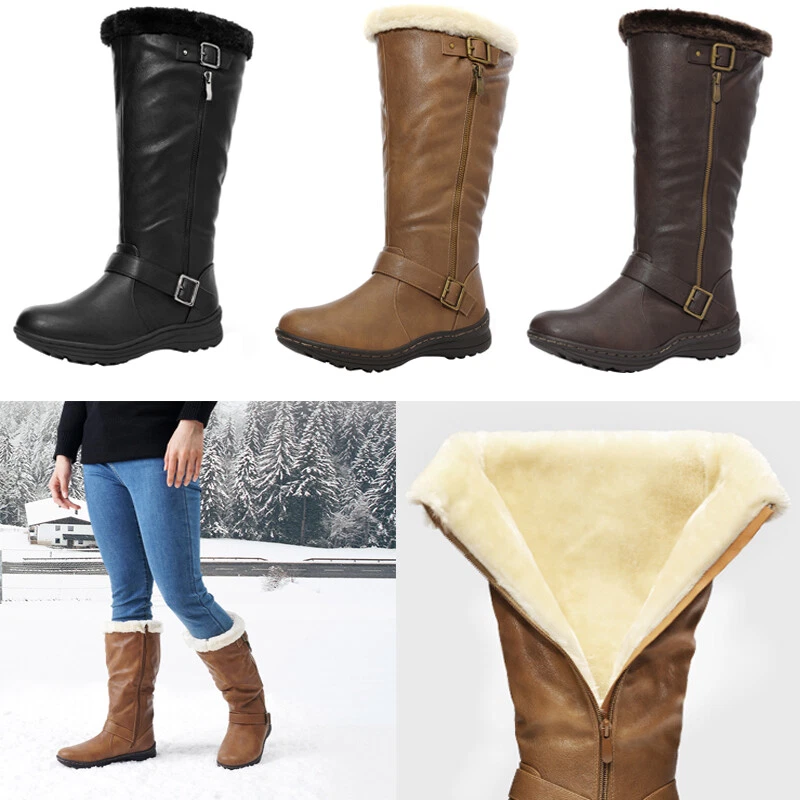 snow boots women high
