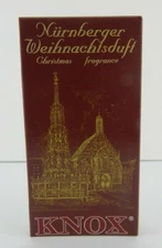 24 New Knox Incense Cones Nurnberg  Gingerbread Pine Cinnamon Vanilla Myrrh