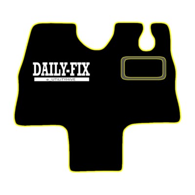VAN FLOOR MAT FOR FIAT DUCATO MOTORHOME 1994 TO 2006 ALL WEATHER BLACK CARPET
