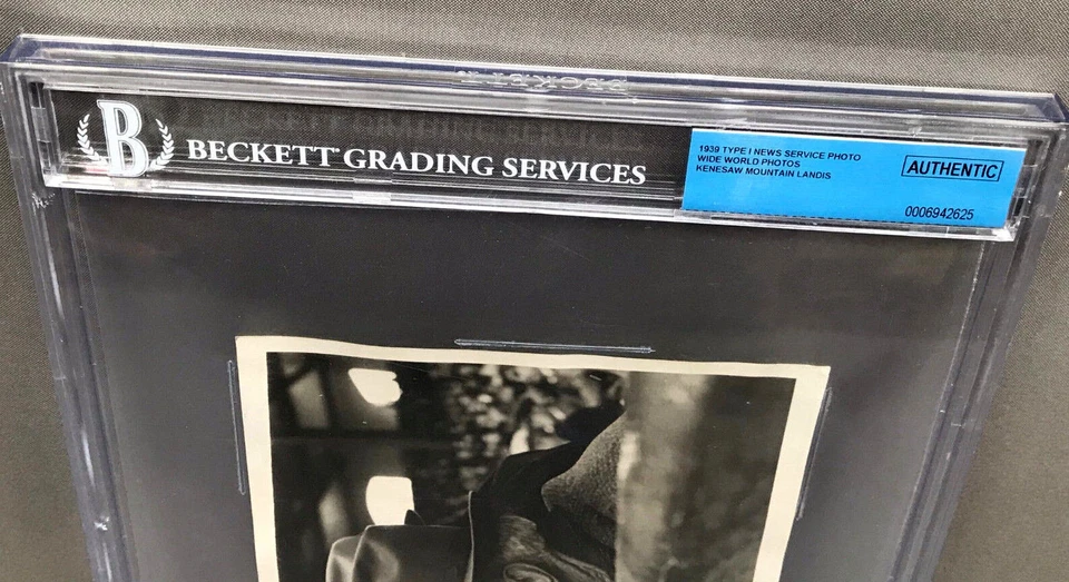 1939 Orig. Press Photo JUDGE KENESAW MOUNTAIN LANDIS White Sox St. Louis Browns - Image 3 of 4