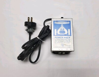 Vtg. Strombecker Slot Car Power Pack 9703B Transformer Dual Output 14V 10.5 DC