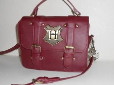 Harry Potter Burgundy Maroon Red Crossbody Shoulder Bag Purse Handbag Hogwarts