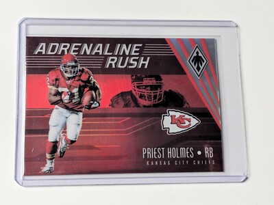 Panini Phoenix 2017 Priest Holmes Chiefs Adrenaline Rush Red NFL /299