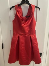 Zara Basic Collection Red Cocktail Dress M
