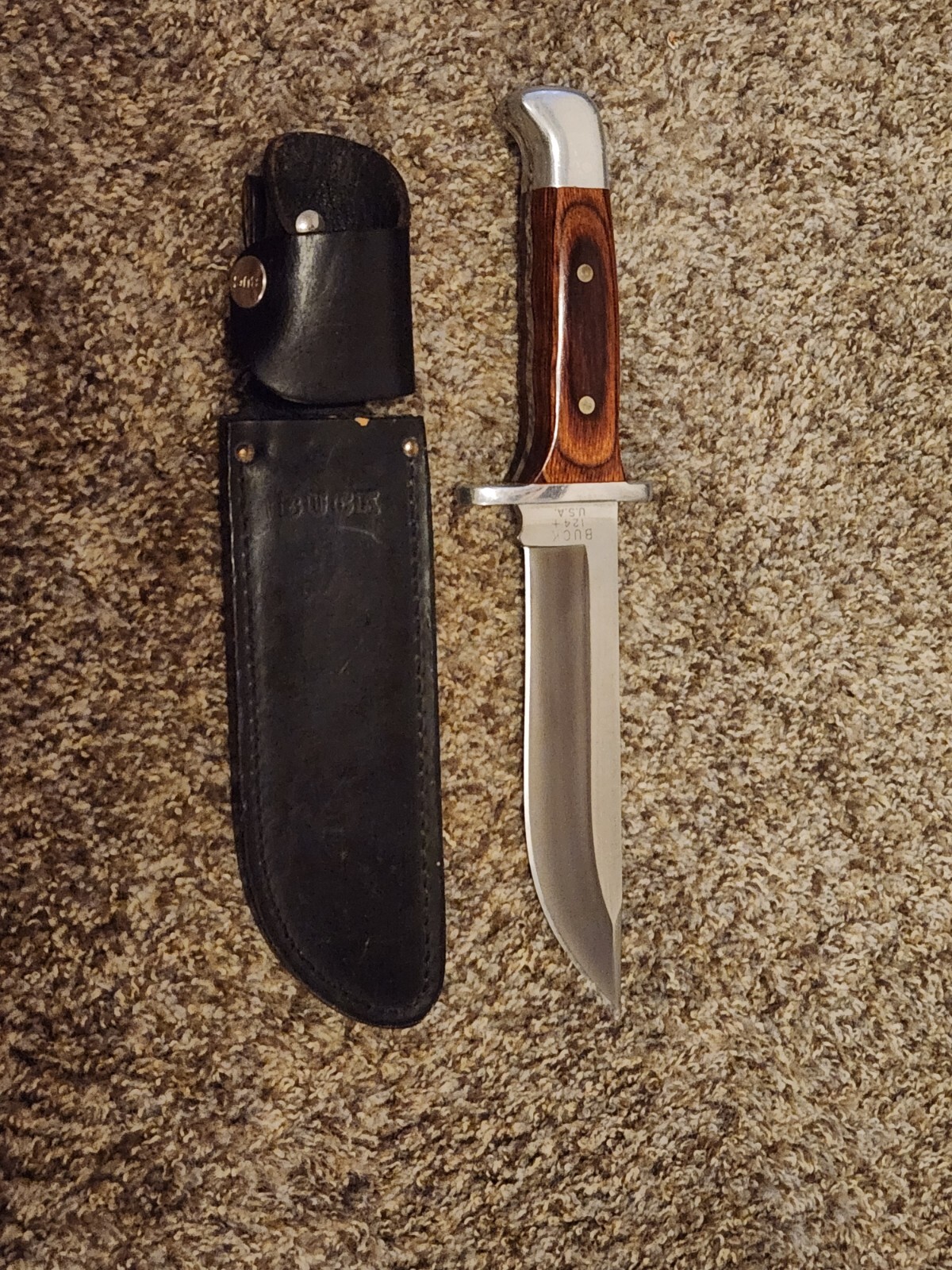 Buck Knives 124 Frontiersman Fixed Blade Knife 0124BKSLEB for sale