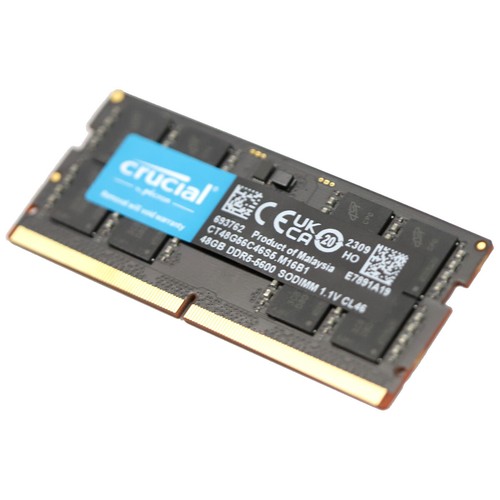 Crucial 48GB 5600MHz DDR5 SO-DIMM RAM PC5-44800 288-Pin 1.1V Laptop Memory - Picture 9 of 10