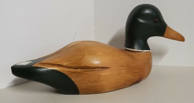 Stanstead Decoy Canada Signed Lucie Roy 2000 Mallard Drake Duck