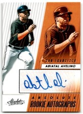 2019 Panini Chronicles Absolute Rookie Autographs Abiatal Avelino Auto San