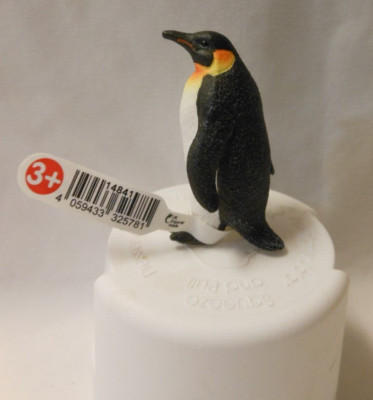 SCHLEICH WILD LIFE 14841 PENGUIN ADULT 2'' H MINIATURE BLACK/WHITE 1:20 SCAL 2020