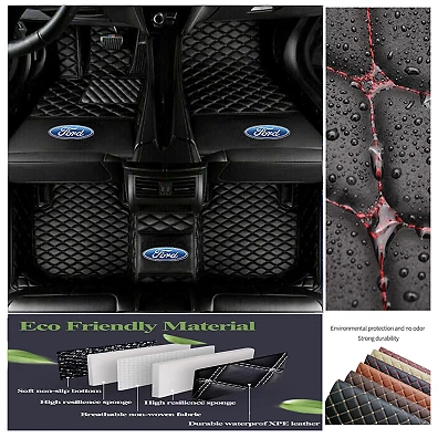 For Ford F150 Full Cab 2004-2024 Custom Car Floor Mats Carpets Mats Waterproof - Imagen 41 de 45