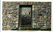 Ethan Allen Gate, Fort Ticonderoga, New York Postcard
