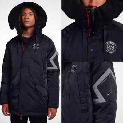NIKE JORDAN FLIGHT PARKA JACKE GR. XXL (BQ4217 010) SCHWARZ