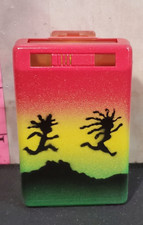 Vintage Numeric Motorola pager beeper Air burshed case Regae Jamaican Rasta