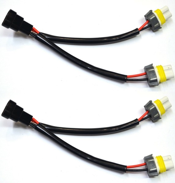 Splitter Draht Keramik 9005 HB3 Zwei Gurt Kopf Licht Hoch TräGer Plug Play Lampe-image
