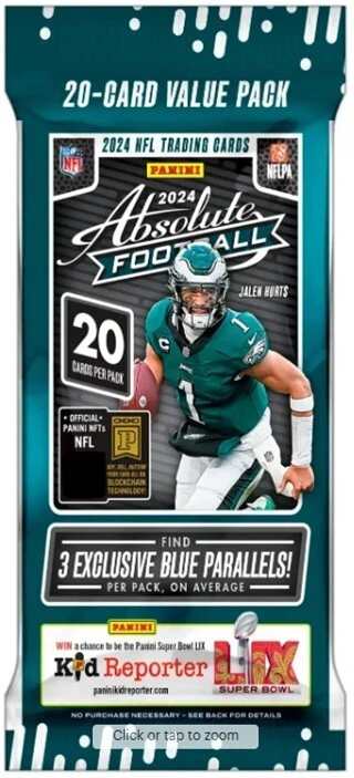 2024 Panini Absolute Football Fat Pack Box (Factory Sealed) - Image 2 of 4