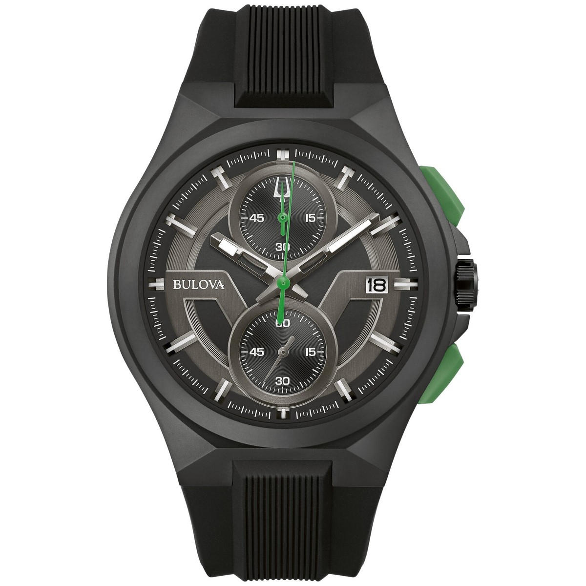 BULOVA腕時計 Bulova Mens Maquina Chronograph Calendar Luminous Quartz