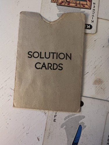 Vtg CLUE 1949-1950 Board Game Original Parker Brothers Game Pieces Parts Only - Picture 7 of 9