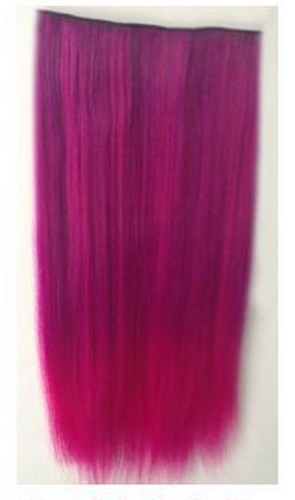 Fashion Women Girls Long Straight Clip On Hair Extension Cosplay Party Stage - Picture 10 of 18
