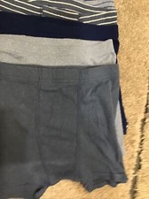 New Hanes Boys Blue 5 Pak Cotton Size Medium