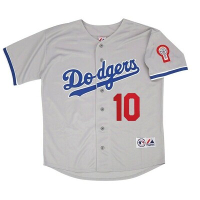 Ron Cey 1981 Los Angeles Dodgers Grey Road Jersey w/ Patch (M-2XL