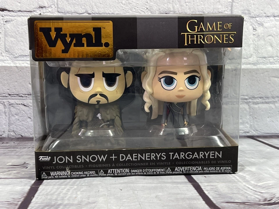 Funko Vynl. Figures 2-Pack - Game of Thrones - JON SNOW & DAENERYS TARGARYEN - Image 3 of 4