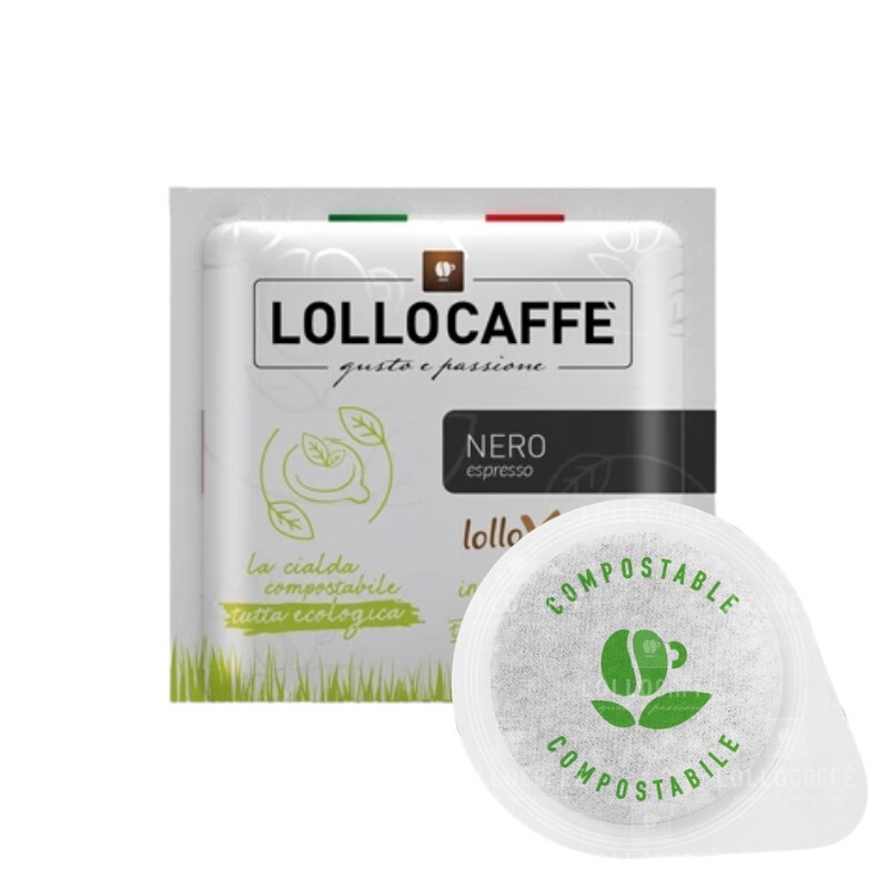 LOLLO Cialde Caffe Miscela Nera Pregiata Filtro-Carta 44 Mm Ese - Foto 5