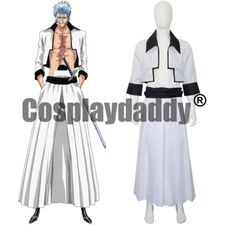 IN STOCK BLEACH Grimmjow Jaegerjaquez Cosplay Costume Arrancar Kimono Outfit
