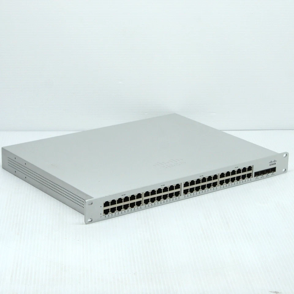 Cisco Meraki MS225 48LP L2 Cloud-Managed Switch 48x GigE 370W PoE 4 × 10GbE SFP+ - Image 2 of 4