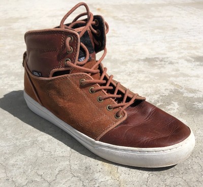 vans alomar brown leather