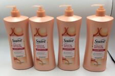 Suave Keratin Infusion Color Care Shampoo, 28 FL OZ, Lot of 4, Pump Top Bottles 0.71 per gallon